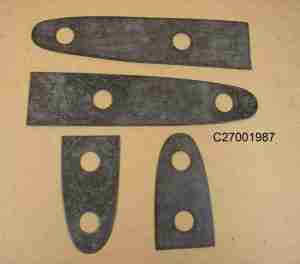 1939-40 Trunk Lid Hinge Gasket Set, 1939-40 All Model 26/28/29 Deluxe 6/8 & Torpedo 8 Sedans