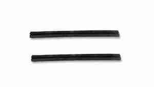 1955-57 2dr Safari Rear Sliding Quarter Window Division Channel Weatherstrip Vertical Seals, pair