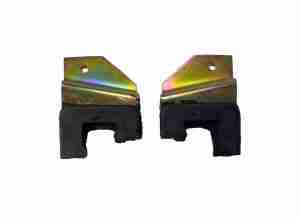 1955-57 2dr Hardtop Rear Quarter Window Lock Pillar/U-Jamb Seals, pair