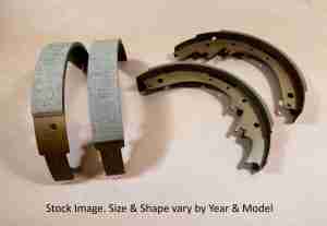 1959-64 P8 Front Brake Shoe Axle Set of 4