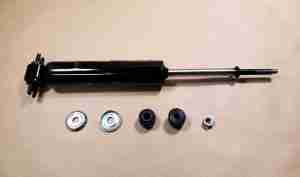 1961-63 Front Gas Shocks, pair, 1961-62 Tempest exc taxi, 1962 T4 SW