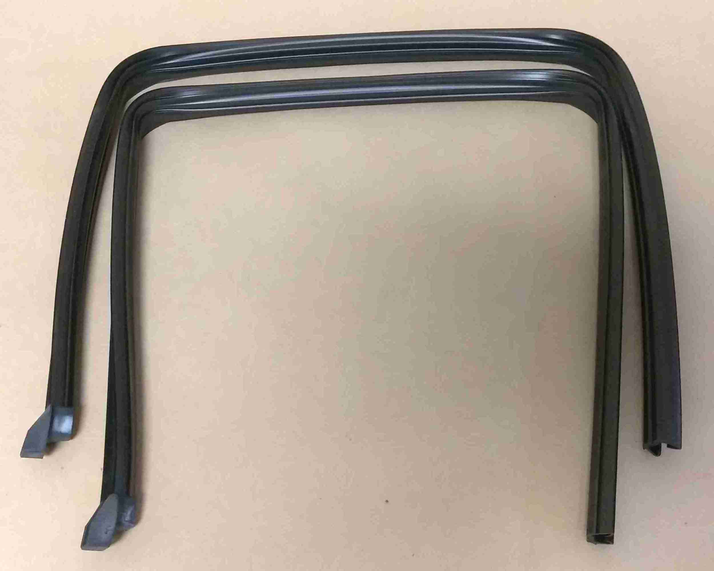 1967-68 Vent divider vertical run channel Hard top & Convertible - 67 F & 68 A