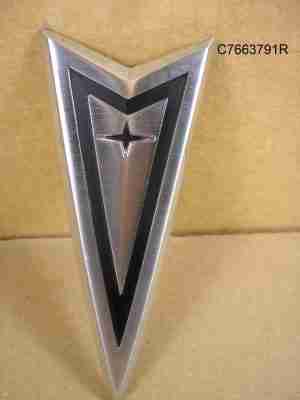 1967 Catalina Rear Trunk Emblem