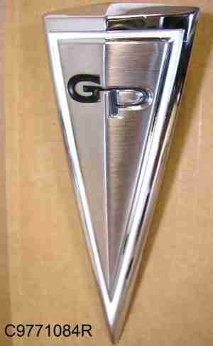 1963 Ornament, Hood Arrowhead, 1963 Grand Prix