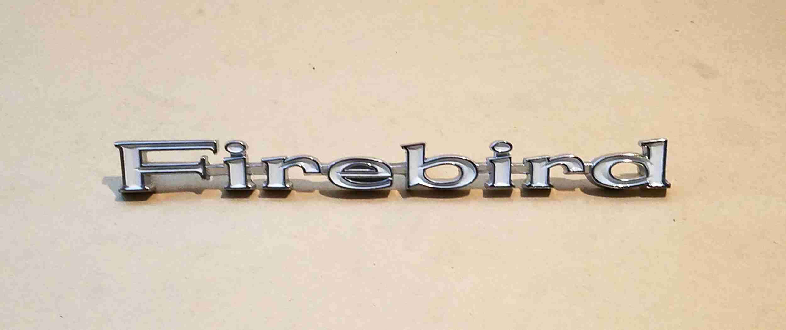 1969 Firebird Front Fender Script