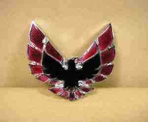 1970 - 1973 Firebird Deck Lid Emblem 2.75 " across with 2 mounting pins