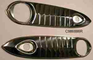 1949-54 Accessory Door Handle Guards, pair