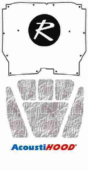 1966 AMC Rebel Under Hood Cover with A-040 Rebel