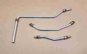 1958 Tri Power Fuel line set, Lines only, no fittings