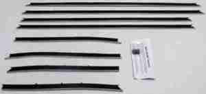 1970-72 REPLACEMENT 8 Piece Felt Kit, Buick Skylark Convertible