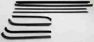 1972-74 REPLACEMENT 8 Piece Felt Kit, Buick Lesabre 2 Door Hardtop