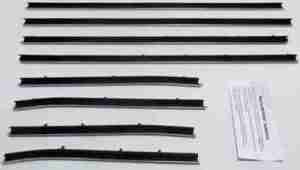 1966-67 REPLACEMENT 8 Piece Felt Kit, Chevy Chevelle Convertible