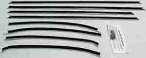 1969 REPLACEMENT 8 Piece Felt Kit, Chevy Chevelle 2 Door Coupe