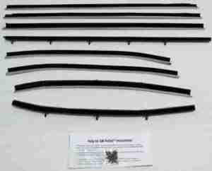 1969 REPLACEMENT 8 Piece Felt Kit, Chevy Chevelle 2 Door Sedan