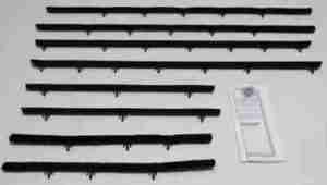 1966-67 AUTHENTIC 8 Piece Felt Kit, Chevy Chevelle Convertible