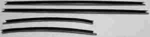 1970-72 AUTHENTIC 4 Piece Felt Kit Inners Only, Chevy Chevelle Coupe