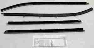 1970-72 AUTHENTIC 4 Piece Felt Kit, Chevy Chevelle 4 Door Hardtop Outers Only