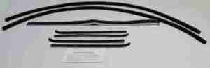 1955-59 AUTHENTIC 8 Piece Felt Kit, Superkit, division bars and upper channels, G.M. Chevy Truck