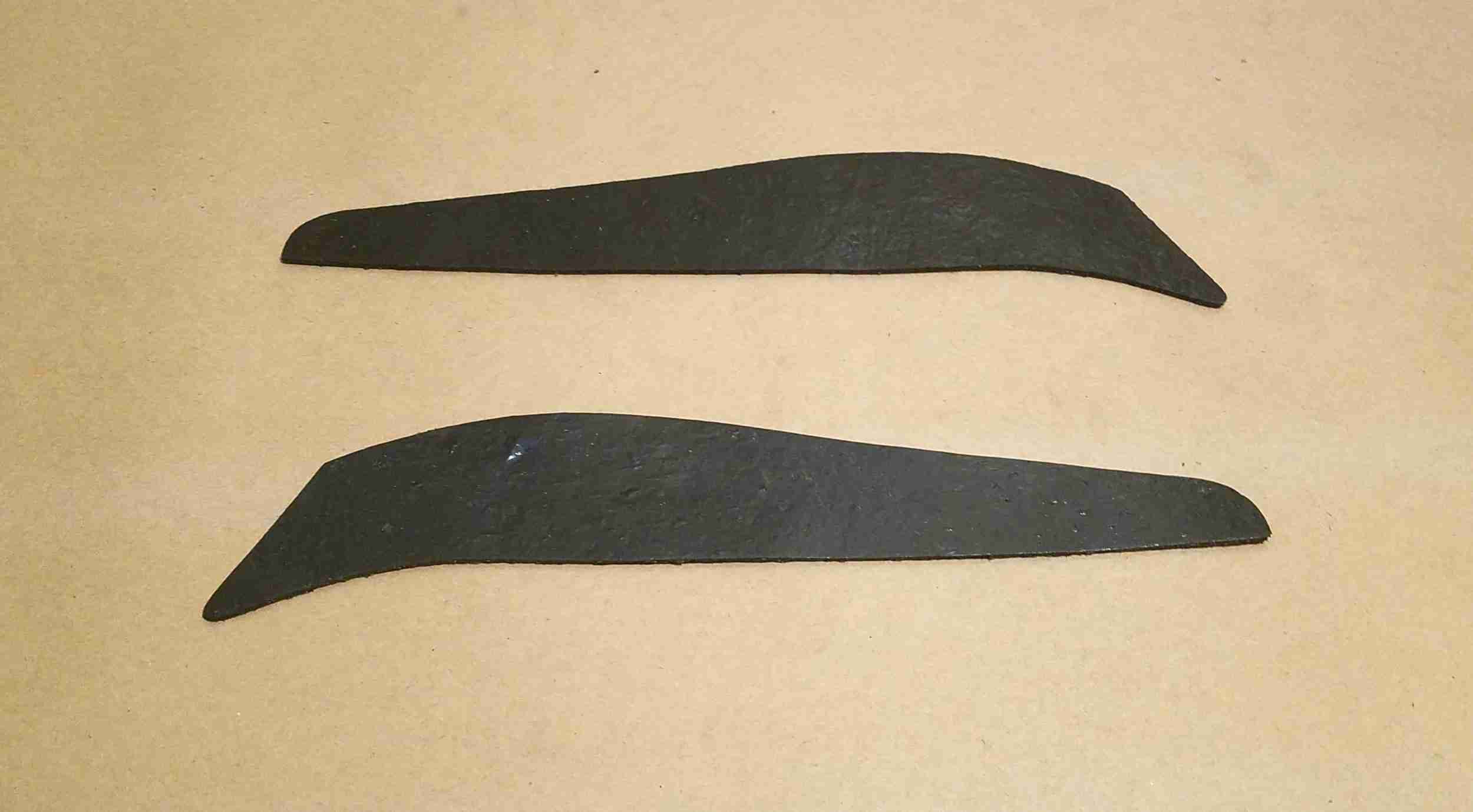 1964-67 A body Outer Frame to Fender Seal kit, 2 pcs