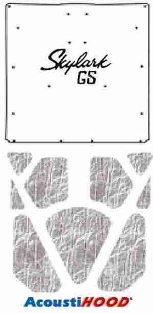 1965 Buick Skylark Under Hood Cover with G-052 Skylark GS