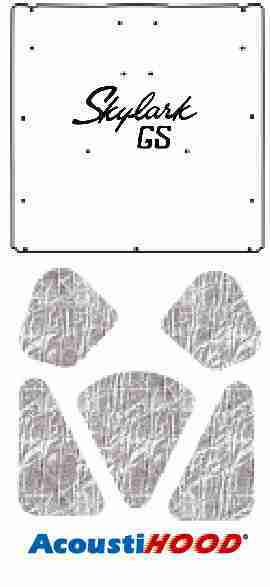 1966 Buick Skylark Under Hood Cover with G-052 Skylark GS