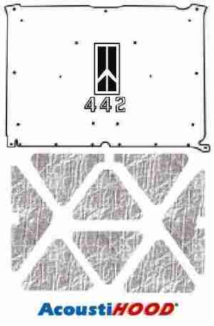 1978-80 Oldsmobile Under Hood Cover with G-102 Olds 442
