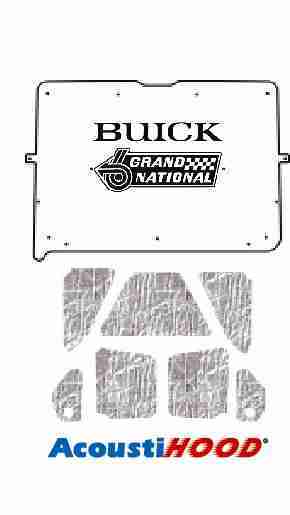 1981-83 Buick Regal Under Hood Cover with G-064 Grand National