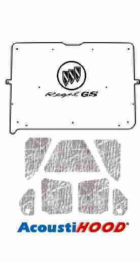 1981-83 Buick Regal Under Hood Cover with G-080 Regal GS