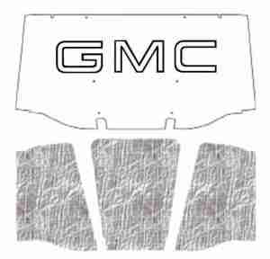 1967-68 GMC Truck Under Hood Cover with G-001 GMC – CPR Parts