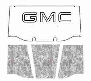 1969-70 GMC Truck Under Hood Cover with G-001 GMC