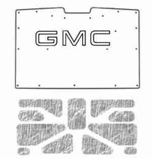 1981-87 GMC Truck Under Hood Cover with G-001 GMC