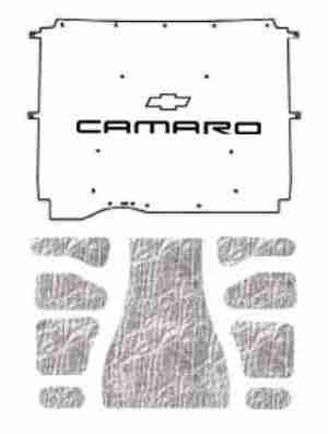 1982-92 Chevy Camaro Under Hood Cover with G-023 Camaro