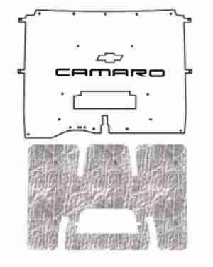 1982-92 Chevy Camaro Twin Induct Under Hood Cover with G-023 Camaro