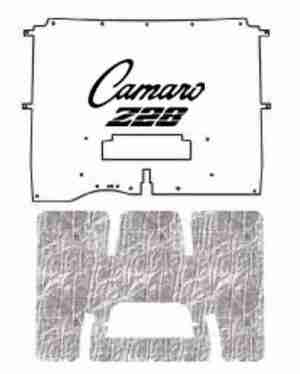 1982-92 Chevy Camaro F-Body Twin Induct Hood Cover with G-134 Camaro Z-28