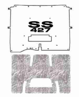 1982-92 Chevy Camaro Twin Induct Hood with G-SS427 SS-427