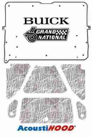 1984-87 Buick Regal Under Hood Cover with G-064 Grand National