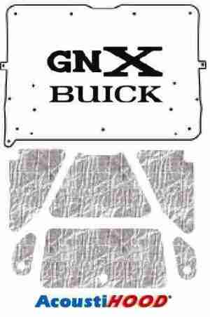 1984-87 Buick Regal Under Hood Cover with G-076 GN-X