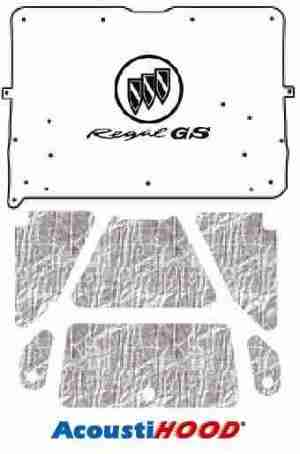 1984-87 Buick Regal Under Hood Cover with G-080 Regal GS