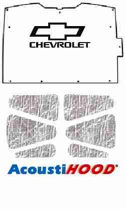 1994 2004 Chevrolet S-10 / 15 Truck Under Hood Cover with G-047 Chev Bowtie