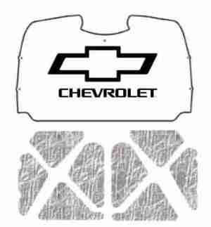 2003 2006 Chevrolet Truck Under Hood Cover with G-047 Chev Bowtie