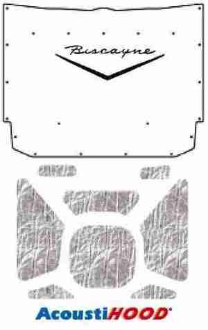 1964 Chevrolet Under Hood Cover with G-122 Biscayne Script