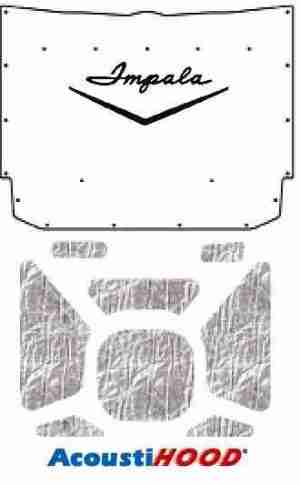 1964 Chevrolet Under Hood Cover with G-127 Impala Wing