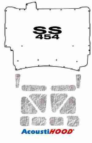 1973-76 Chevrolet Under Hood Cover with G-SS454