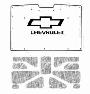 1981-87 Chevrolet Truck Under Hood Cover with G-047 Bowtie Chev