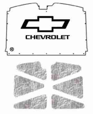 1988-98 Chevrolet Truck Under Hood Cover with G-047 Bowtie Chev