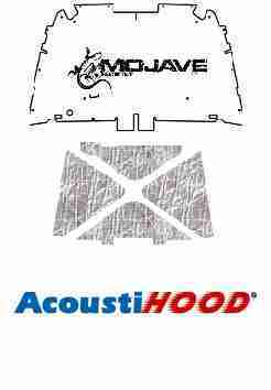 2007 2014 Jeep Wrangler JK Under Hood Cover with J-038 Mojave