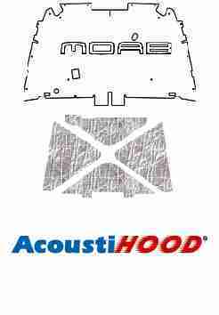 2007 2014 Jeep Wrangler JK Under Hood Cover with J-042 Moab