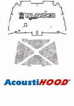 2007 2014 Jeep Wrangler JK Under Hood Cover with J-050 Islander