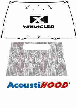 2006 Jeep Wrangler TJ AEV Under Hood Cover with J-036 Wrangler X