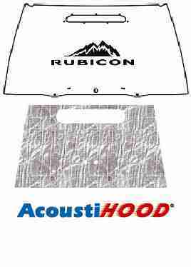 2006 Jeep Wrangler TJ AEV Under Hood Cover with J-040 Rubicon